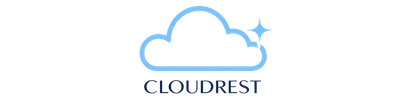 Cloudrest Logo Black. Long